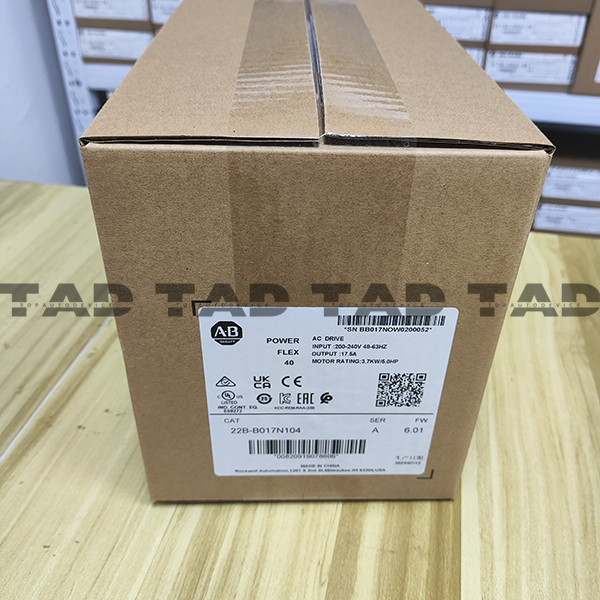 Allen-Bradley 22B-B017N104 PowerFlex 40- 3.7 kW (5 HP) AC Drive