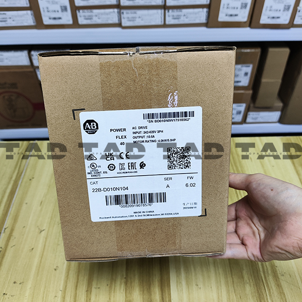 Allen-Bradley 22B-D010N104 PowerFlex 40- 4 kW (5 HP) AC Drive