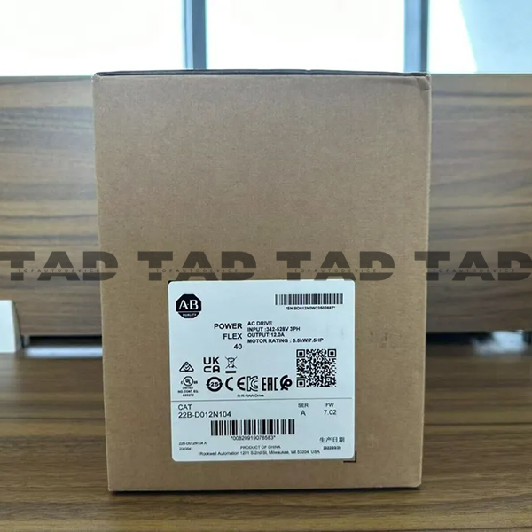 Allen-Bradley 22B-D012N104 PowerFlex 40- 5.5 kW (7.5 HP) AC Drive