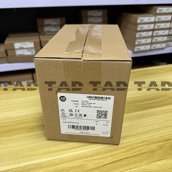 Allen-Bradley 22B-D2P3N104 PowerFlex 40- 0.75 kW (1 HP) AC Drive