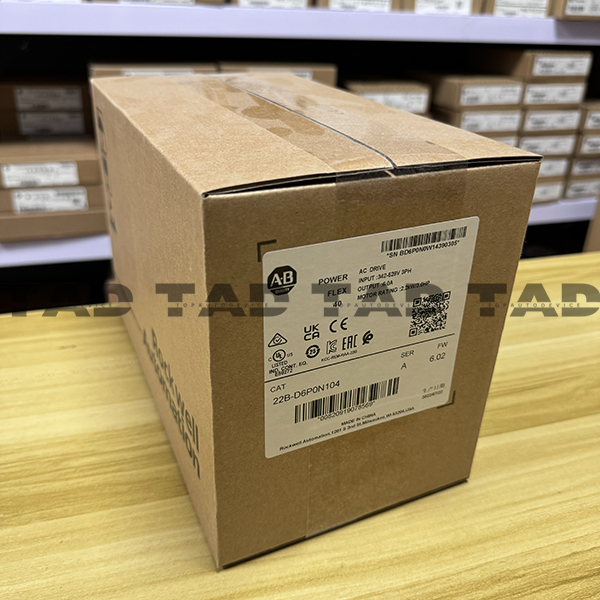 Allen-Bradley 22B-D6P0N104 PowerFlex 40- 2.2 kW (3 HP) AC Drive