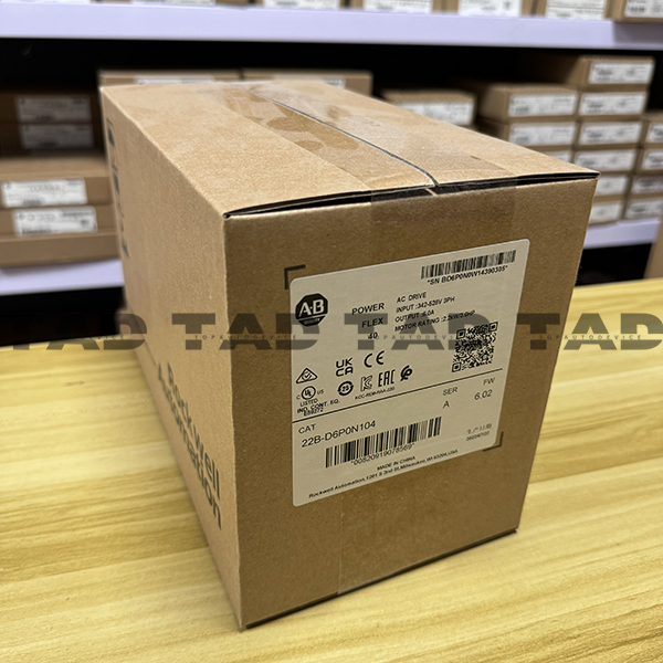 Allen-Bradley 22B-D6P0N104 PowerFlex 40- 2.2 kW (3 HP) AC Drive