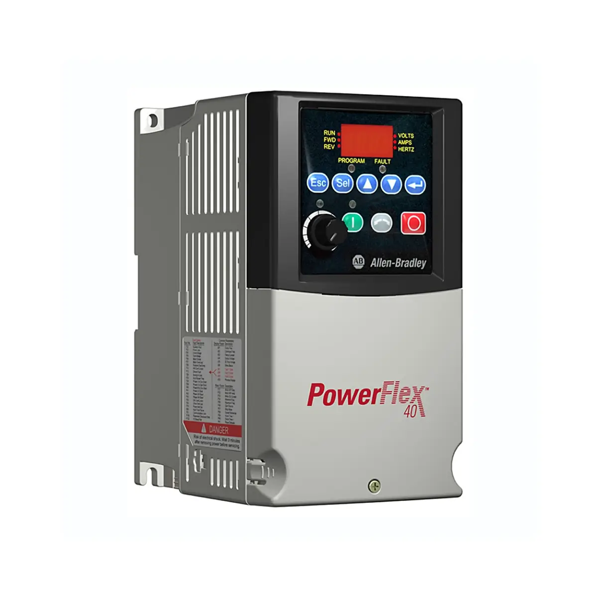 Allen-Bradley 22B-D6P0N104 PowerFlex 40- 2.2 kW (3 HP) AC Drive