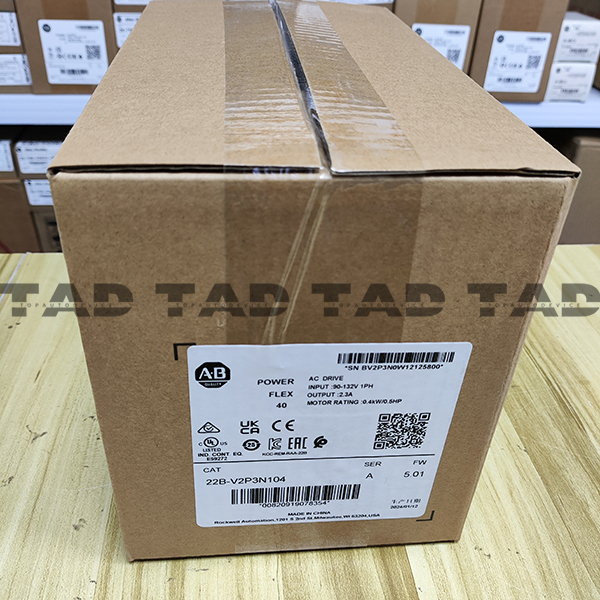 Allen-Bradley 22B-V2P3N104 PowerFlex 40- 0.4 kW (0.5 HP) AC Drive