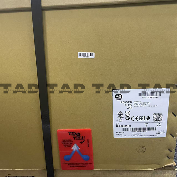 Allen-Bradley 22C-D208A103 PowerFlex 400- 110 kW (150 HP) AC Drive