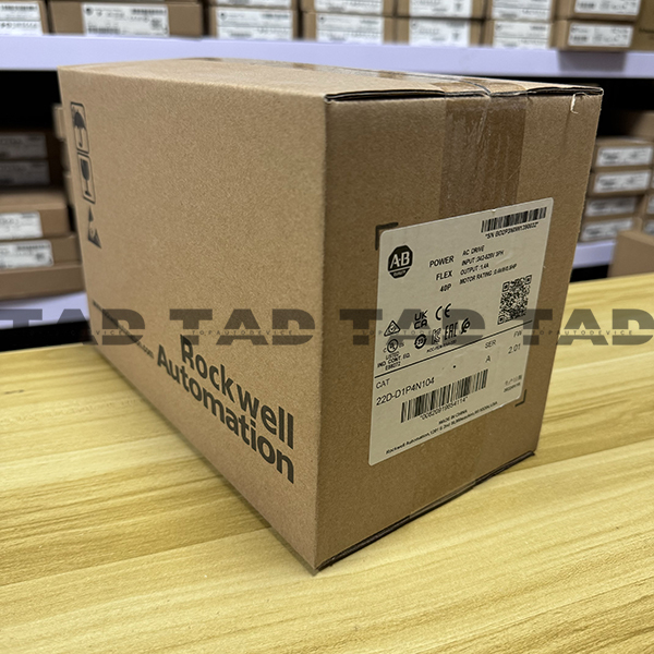 Allen-Bradley 22D-D1P4N104 PowerFlex 40P- 0.4 kW (0.5 HP) AC Drive