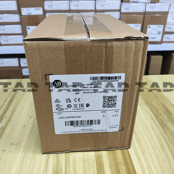 Allen-Bradley 22D-D4P0N104 PowerFlex 40P- 1.5 kW (2 HP) AC Drive