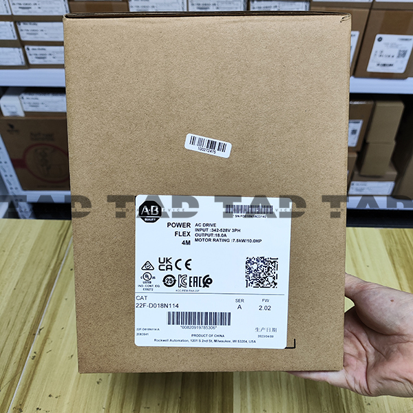 Allen-Bradley 22F-D018N114 PowerFlex 4M- 7.5 kW (10 HP) AC Drive