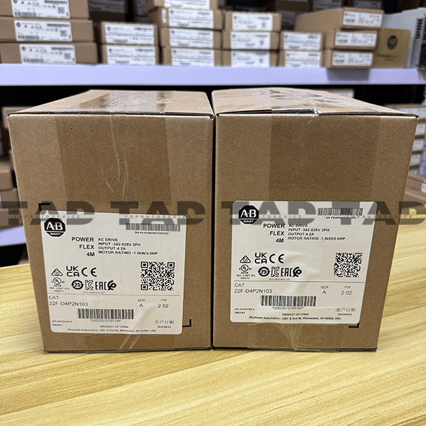 Allen-Bradley 22F-D4P2N103 PowerFlex 4M- 1.5 kW (2 HP) AC Drive