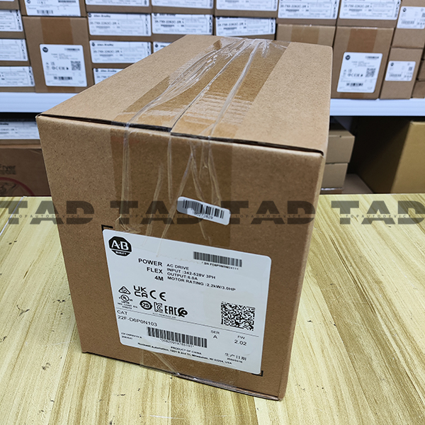 Allen-Bradley 22F-D6P0N103 PowerFlex 4M-2.2 kW (3 HP) AC Drive