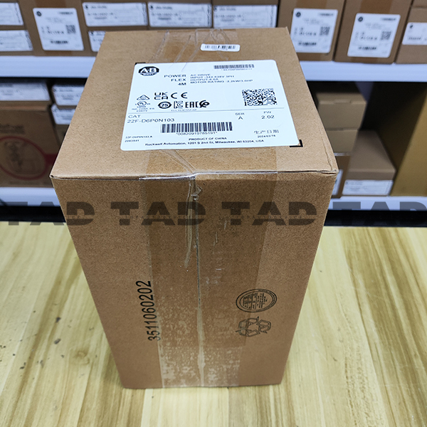 Allen-Bradley 22F-D6P0N103 PowerFlex 4M-2.2 kW (3 HP) AC Drive