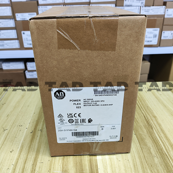 Allen-Bradley 25A-D1P4N104 PowerFlex 523 0.4kW (0.5Hp) AC Drive