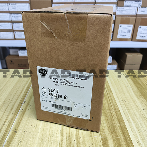 Allen-Bradley 25A-D1P4N104 PowerFlex 523 0.4kW (0.5Hp) AC Drive