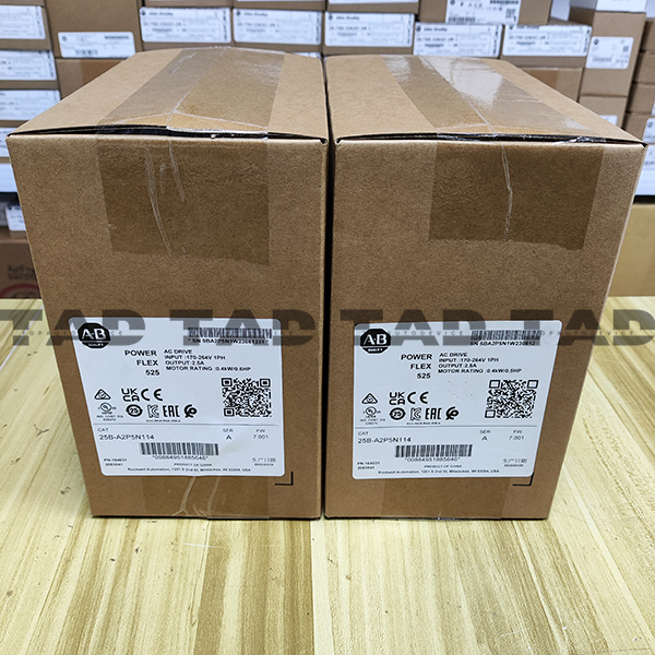 Allen-Bradley 25B-A2P5N114 PowerFlex 525 0.4kW (0.5Hp) AC Drive