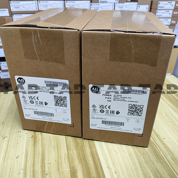 Allen-Bradley 25B-A2P5N114 PowerFlex 525 0.4kW (0.5Hp) AC Drive