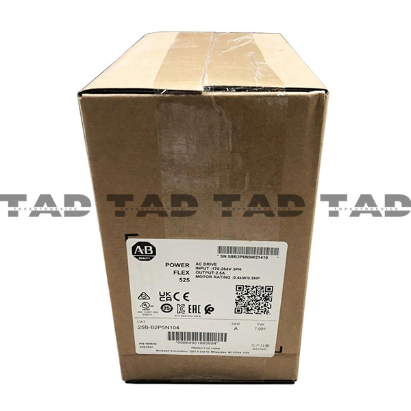 Allen-Bradley 25B-B2P5N104 PowerFlex 525 0.4kW (0.5Hp) AC Drive