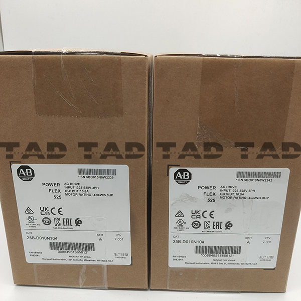 Allen-Bradley 25B-D010N104 PowerFlex 525 4kW (5Hp) AC Drive