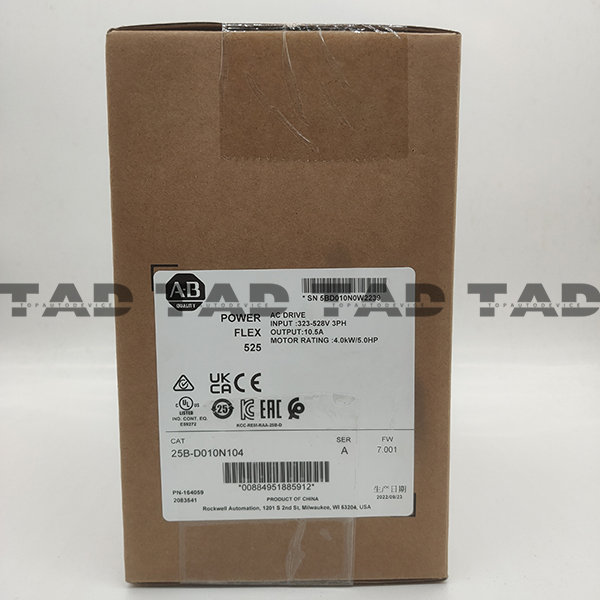 Allen-Bradley 25B-D010N104 PowerFlex 525 4kW (5Hp) AC Drive