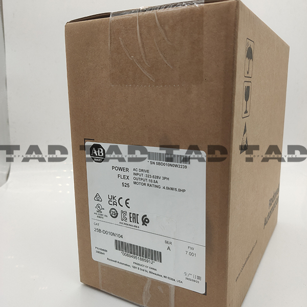 Allen-Bradley 25B-D010N104 PowerFlex 525 4kW (5Hp) AC Drive