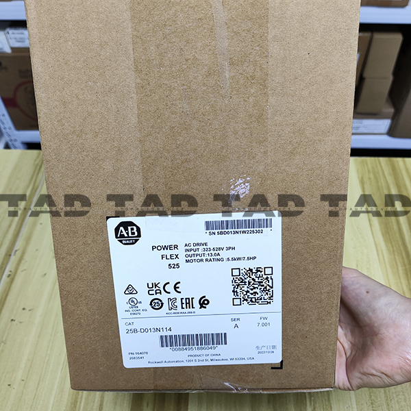 Allen-Bradley 25B-D013N114 PowerFlex 525 5.5kW (7.5Hp) AC Drive