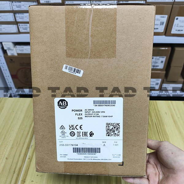 Allen-Bradley 25B-D017N104 PowerFlex 525 7.5kW (10Hp) AC Drive