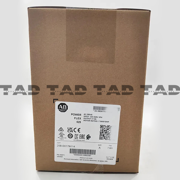 Allen-Bradley 25B-D017N114 PowerFlex 525 7.5kW (10Hp) AC Drive