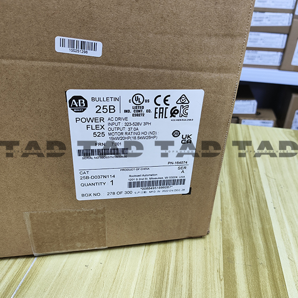 Allen-Bradley 25B-D037N114 PowerFlex 525 18.5kW (25Hp) AC Drive