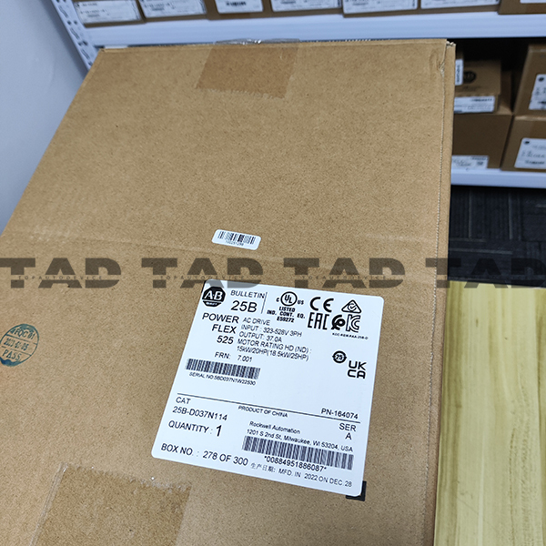 Allen-Bradley 25B-D037N114 PowerFlex 525 18.5kW (25Hp) AC Drive