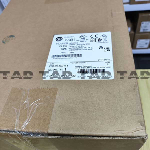 Allen-Bradley 25B-D043N114 PowerFlex 525 22kW (30Hp) AC Drive