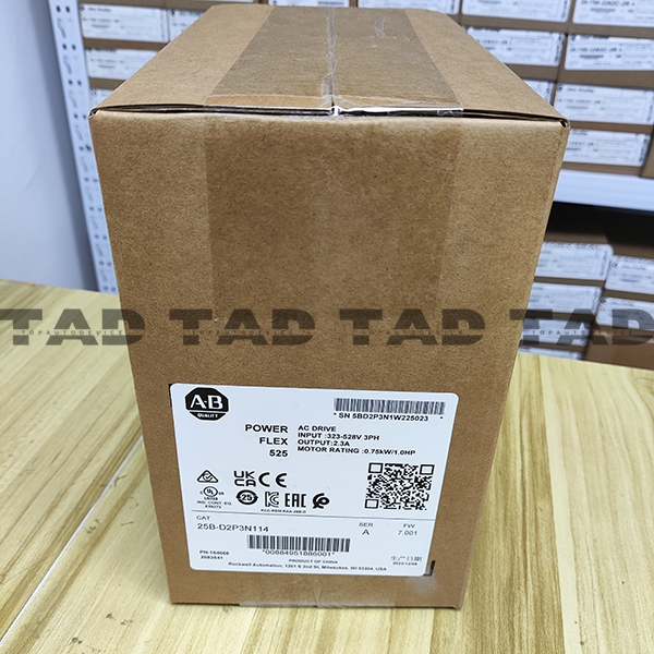 Allen-Bradley 25B-D2P3N114 PowerFlex 525 0.75kW (1Hp) AC Drive