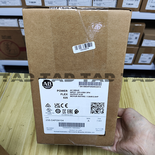 Allen-Bradley 25B-D4P0N104 PowerFlex 525 1.5kW (2Hp) AC Drive