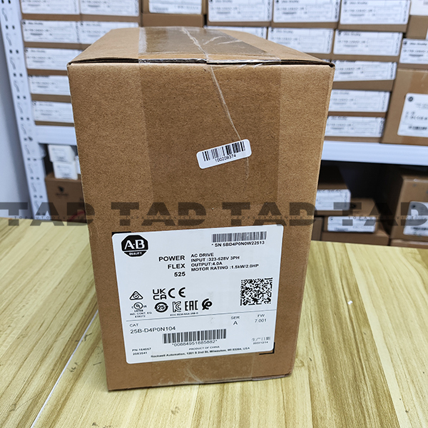 Allen-Bradley 25B-D4P0N104 PowerFlex 525 1.5kW (2Hp) AC Drive