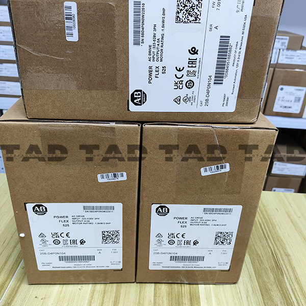 Allen-Bradley 25B-D4P0N104 PowerFlex 525 1.5kW (2Hp) AC Drive