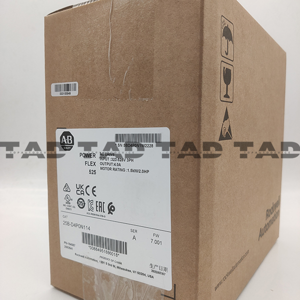 Allen-Bradley 25B-D4P0N114 PowerFlex 525 1.5kW (2Hp) AC Drive