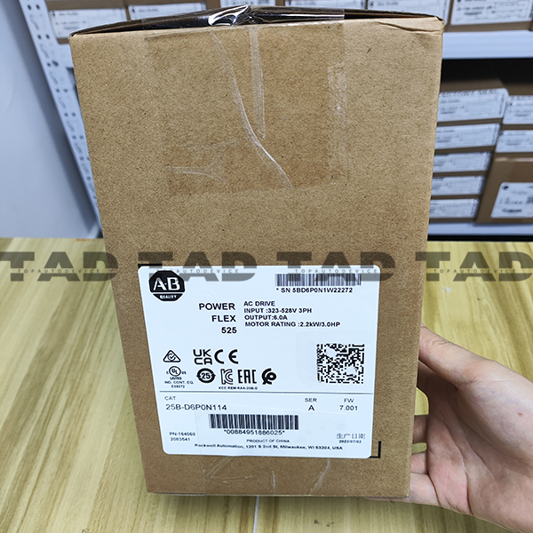 Allen-Bradley 25B-D6P0N114 PowerFlex 525 2.2kW (3Hp) AC Drive