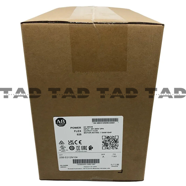 Allen-Bradley 25B-E012N104 PowerFlex 525 7.5kW (10Hp) AC Drive