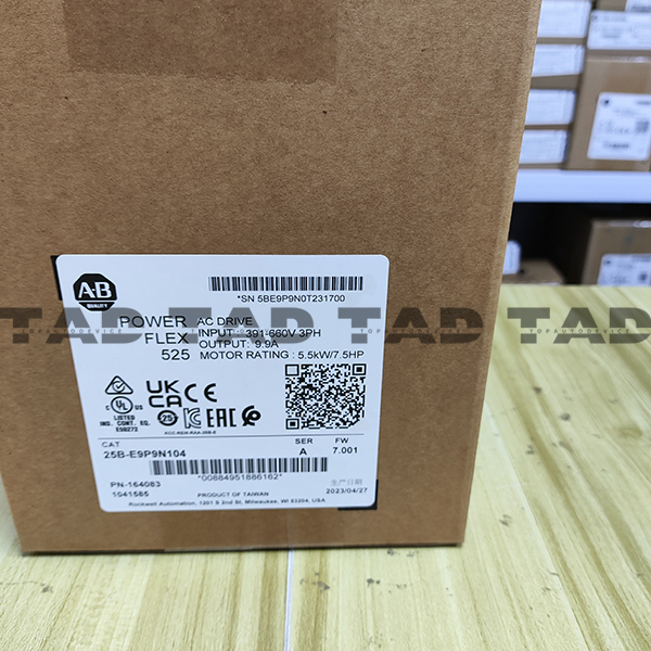 Allen-Bradley 25B-E9P9N104 PowerFlex 525 5.5kW (7.5Hp) AC Drive