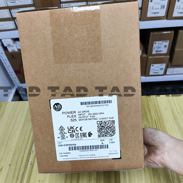 Allen-Bradley 25B-E9P9N104 PowerFlex 525 5.5kW (7.5Hp) AC Drive