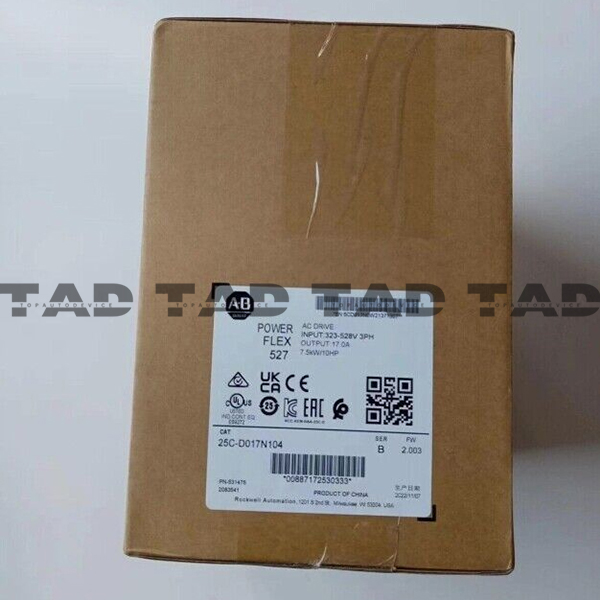 Allen-Bradley 25C-D017N104 PowerFlex 527 7.5kW / 10Hp AC Drive