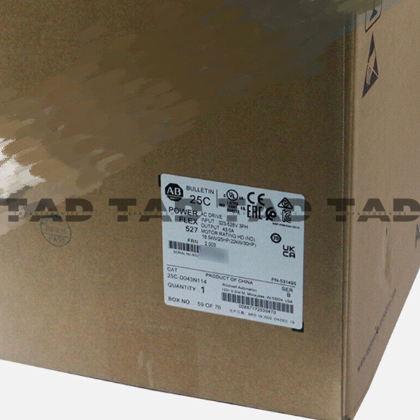 Allen-Bradley 25C-D043N114 PowerFlex 527 22kW / 30Hp AC Drive