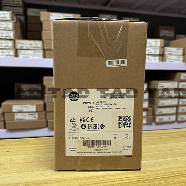 Allen-Bradley 25C-D2P3N104 PowerFlex 527 0.75kW / 1Hp AC Drive