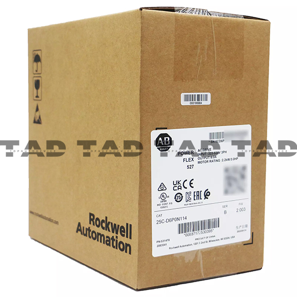 Allen-Bradley 25C-D6P0N114 PowerFlex 527 2.2kW / 3Hp AC Drive