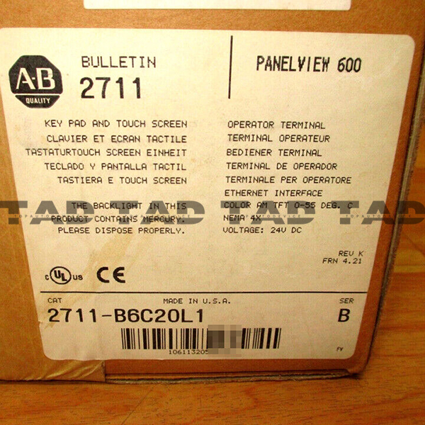 Allen-Bradley 2711-B6C20L1