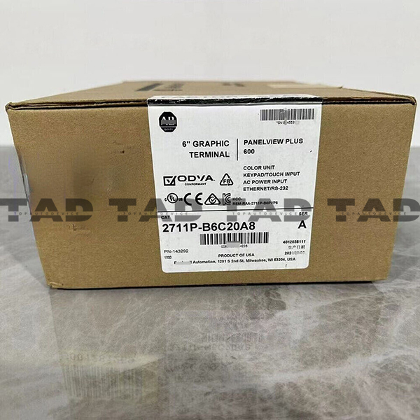 Allen-Bradley 2711P-B6C20A8 PanelView Plus 6 6 Color Key/Touch AC