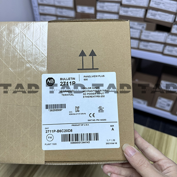 Allen-Bradley 2711P-B6C20D8 PV Plus 6 600 Color Key Touch Terminal