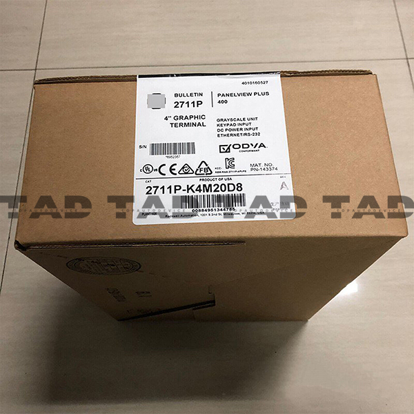 Allen-Bradley 2711P-K4M20D8 PanelView Plus 6 4 Grayscale Keypad DC