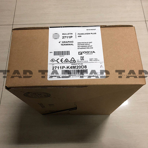 Allen-Bradley 2711P-K4M20D8 PanelView Plus 6 4 Grayscale Keypad DC