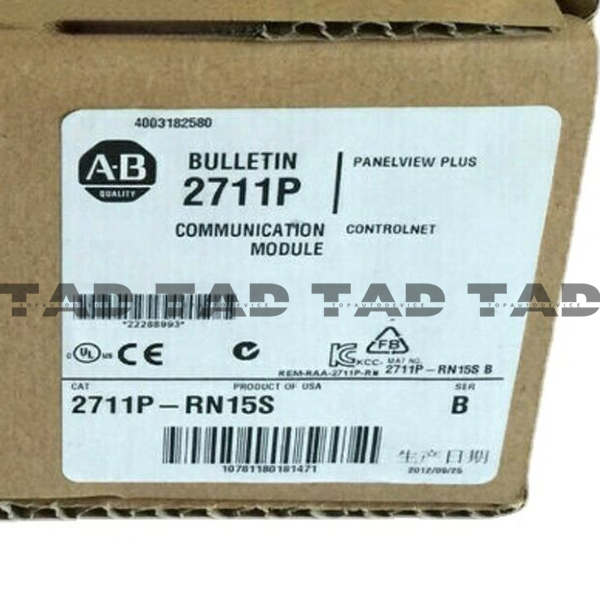Allen-Bradley 2711P-RN15S PV Plus 700 to 1500 CNet Comms Module