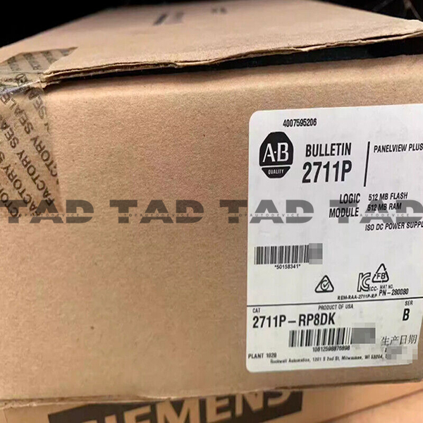 Allen-Bradley 2711P-RP8DK PanelView Plus 6 700-1500 Logic Module
