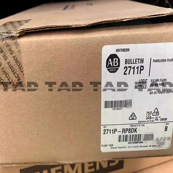 Allen-Bradley 2711P-RP8DK PanelView Plus 6 700-1500 Logic Module